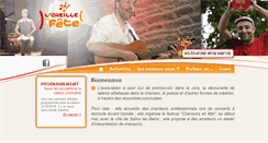 Desktop Screenshot of oreille-en-fete.fr