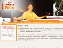 Tablet Screenshot of oreille-en-fete.fr